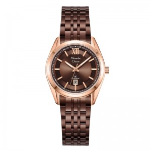 Alexandre Christie AC 8690 Rosegold Brown Lady LDBROBO